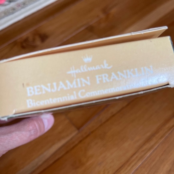 Hallmark Benjamin Ben Franklin Bicentennial Doll Vintage Cloth Toy Original box - Picture 7 of 10